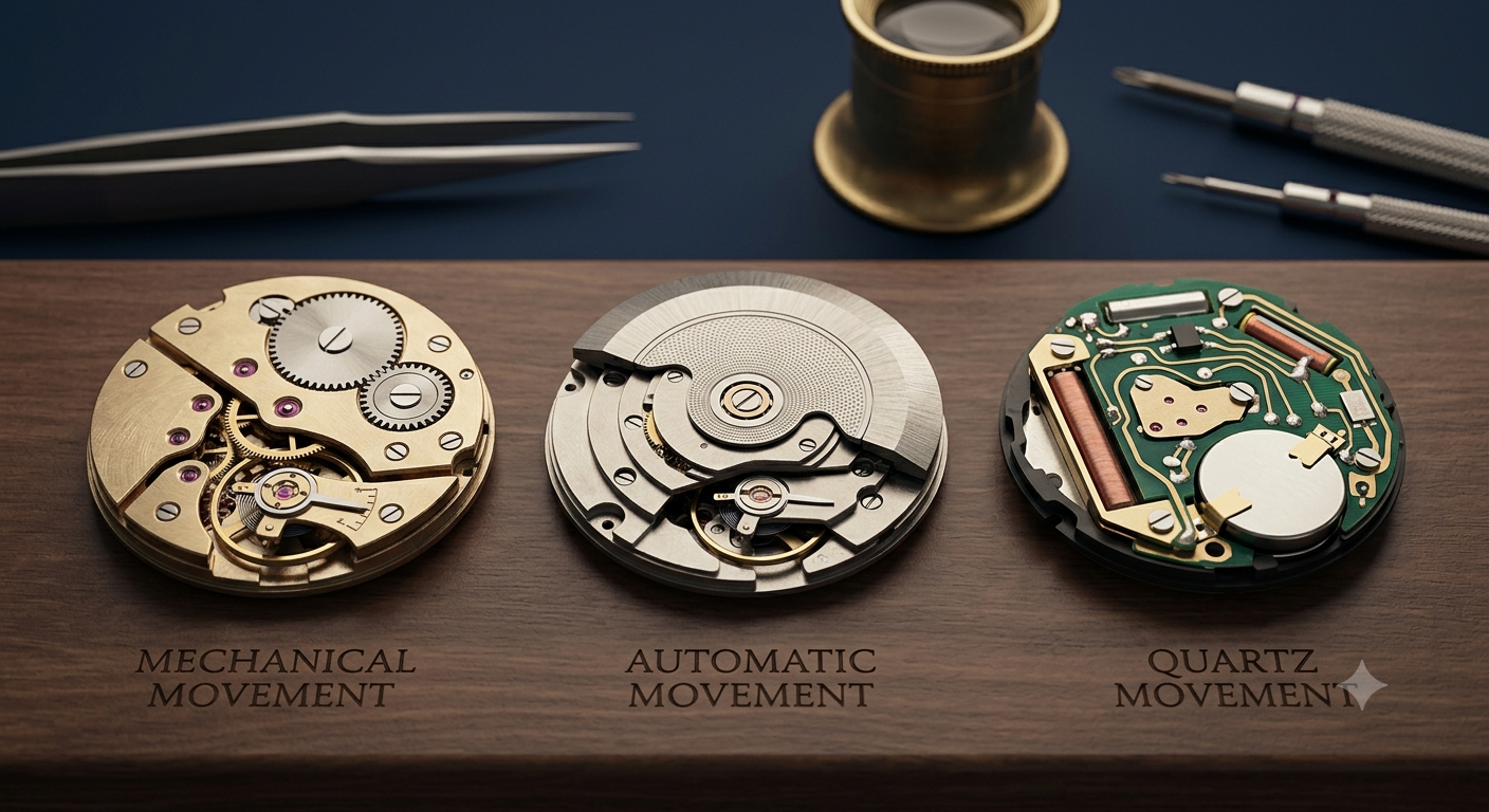 Understanding Movement Types: Automatic vs. Quartz vs. Mechanical — And Why It Matters for Modding