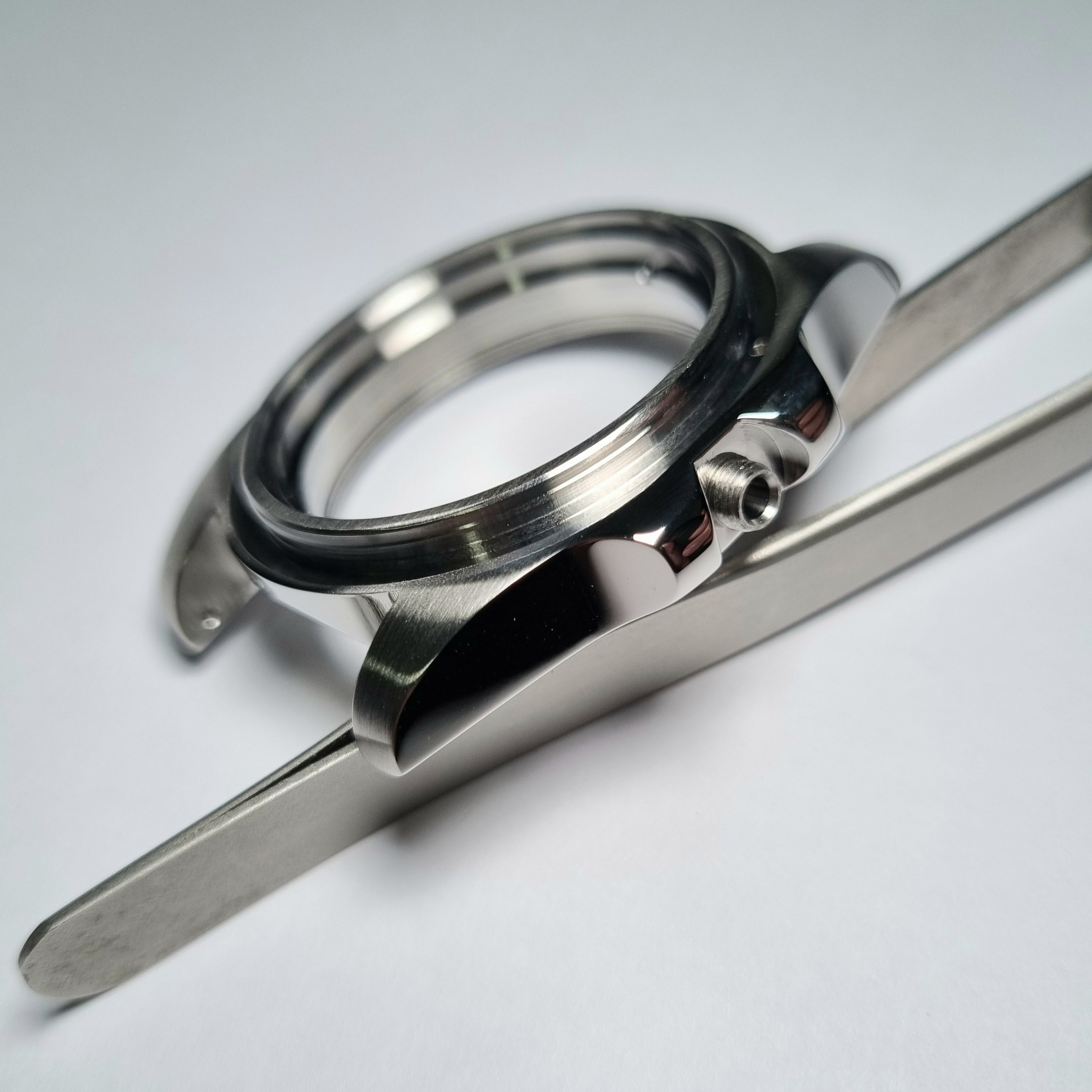 CAS002S 42mm Slim Silver Sub Case with Case Back V2.0