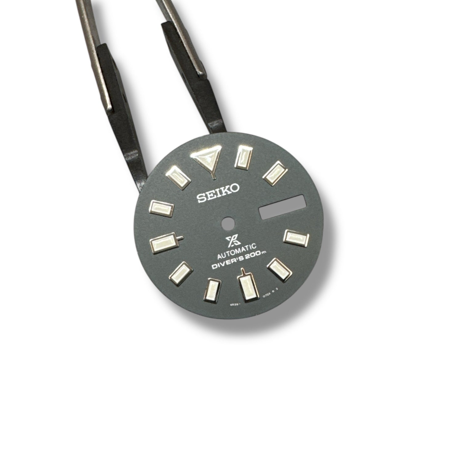A Seiko SRPE31 Tuna Street Series Urban Safari watch dial