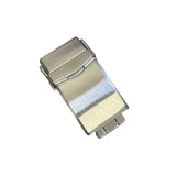 V-Clasp Double-Lock Diver Clasp  - Brushed Steel