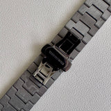 20mm flat end Forged Carbon bracelet