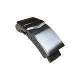 V-Clasp Double-Lock Diver Clasp  - Brushed Steel