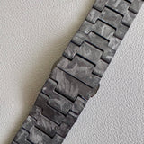 20mm flat end Forged Carbon bracelet