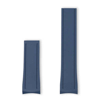 Crafter Blue Curved End Rubber Strap for Marinemaster MM300 (CB03)