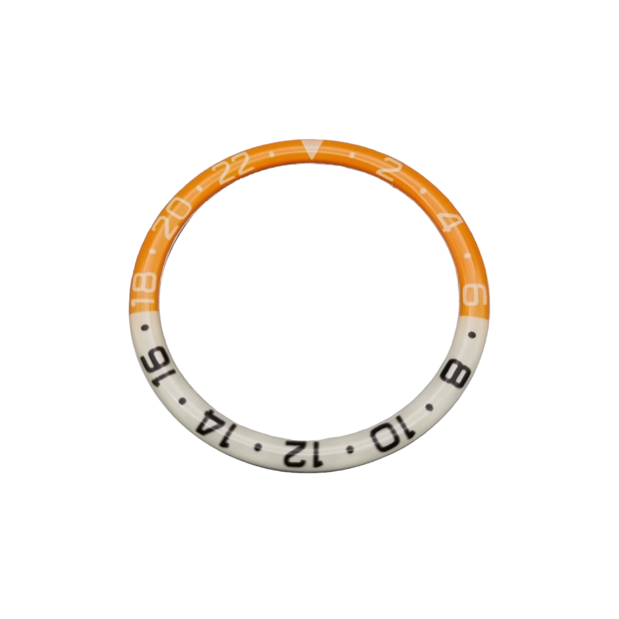 BZI017 38mm Vintage GMT Resin Dome Style Lumed Flat Insert