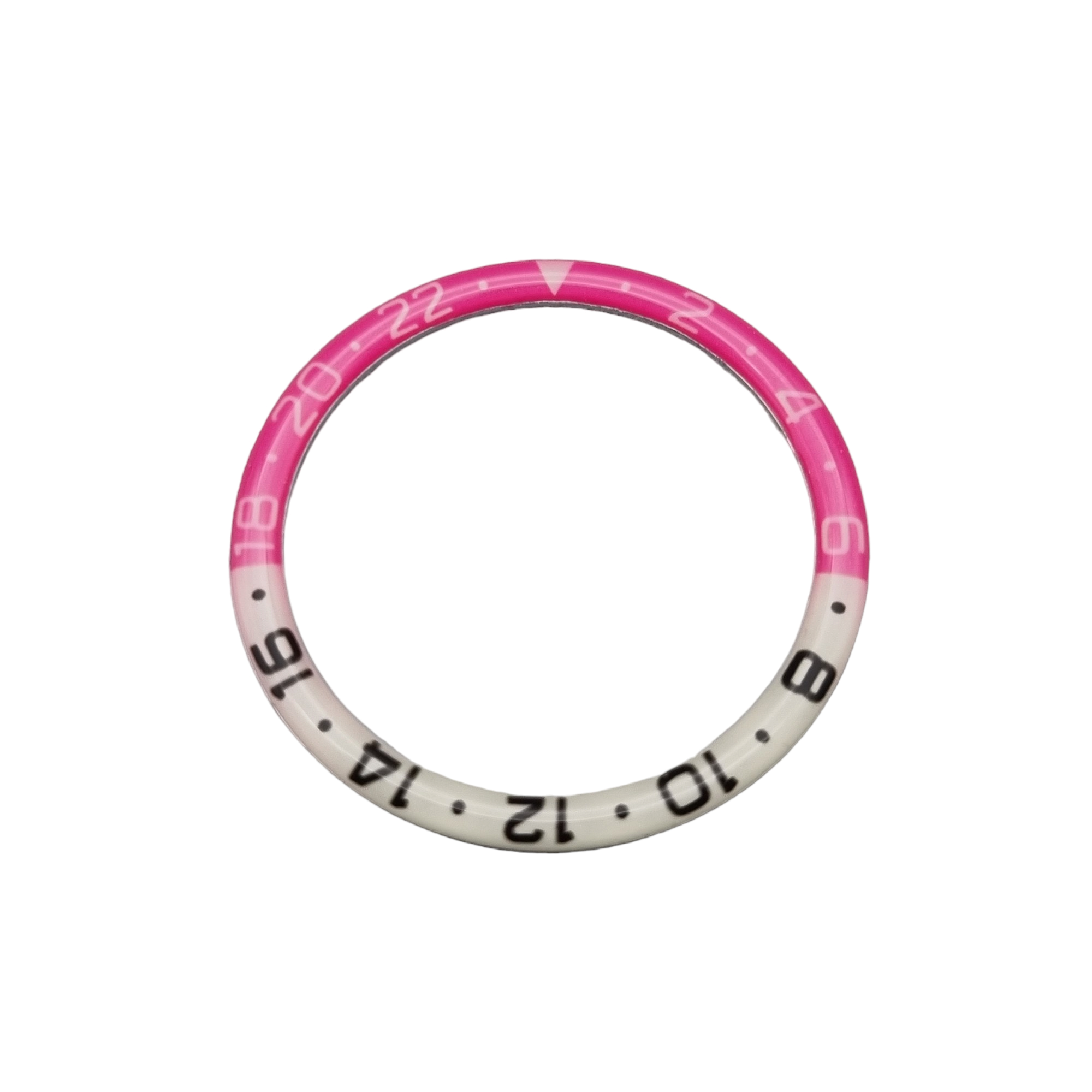BZI017 38mm Vintage GMT Resin Dome Style Lumed Flat Insert