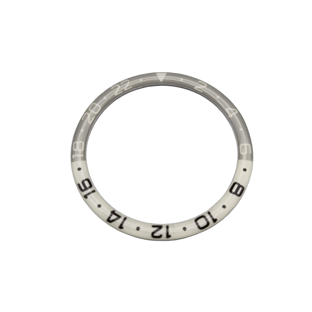 BZI017 38mm Vintage GMT Resin Dome Style Lumed Flat Insert