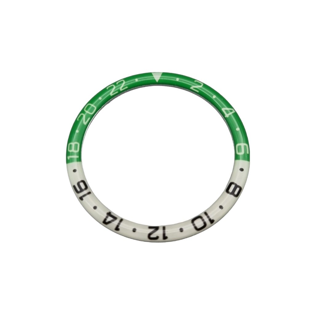 BZI017 38mm Vintage GMT Resin Dome Style Lumed Flat Insert