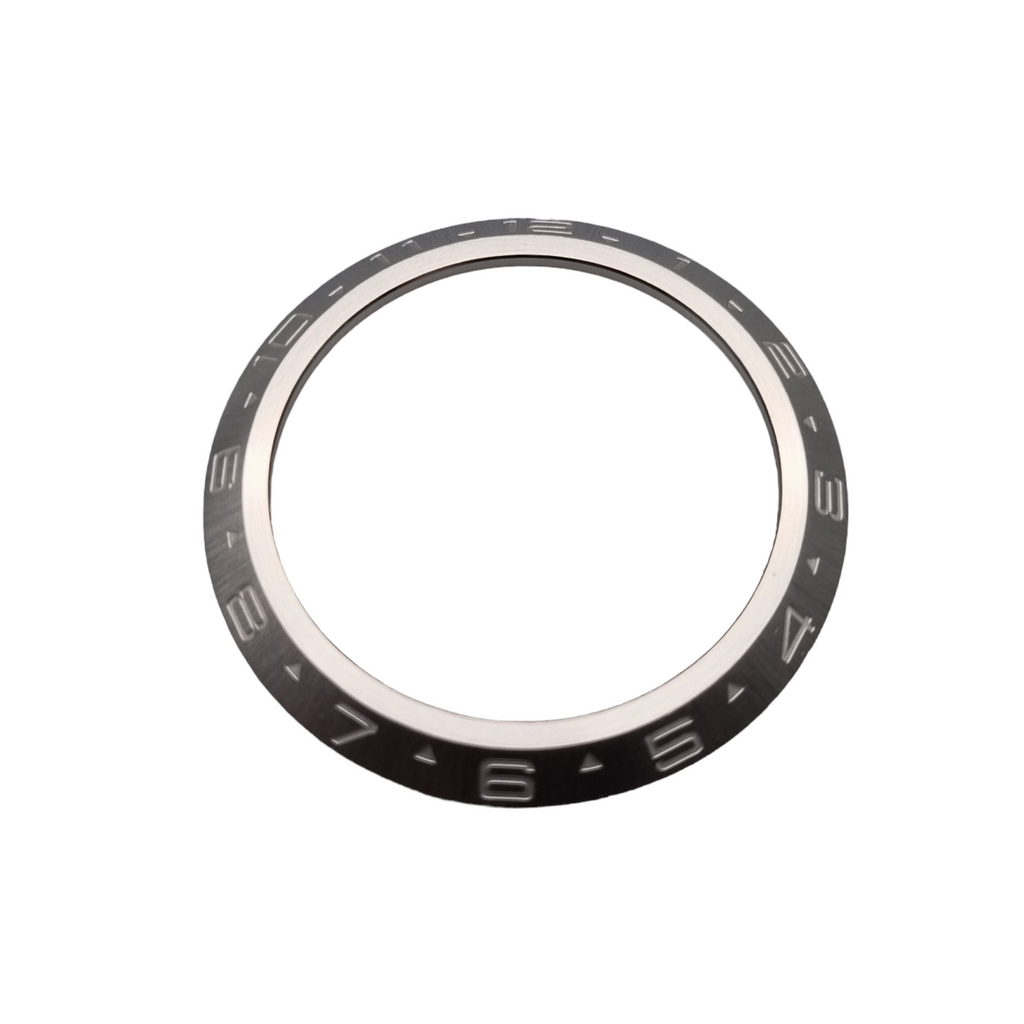 Dual-Time Pilot Bezel with Clear Etched Accents - BEZ051