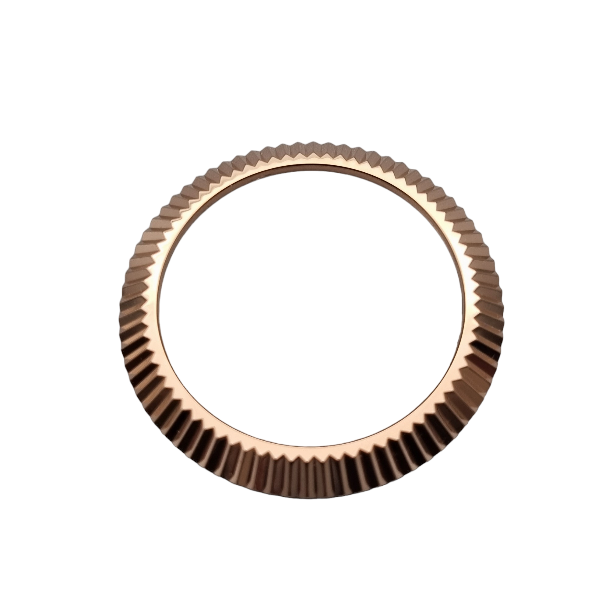 Fluted Bezel - Polished Rose Gold - BEZ045G