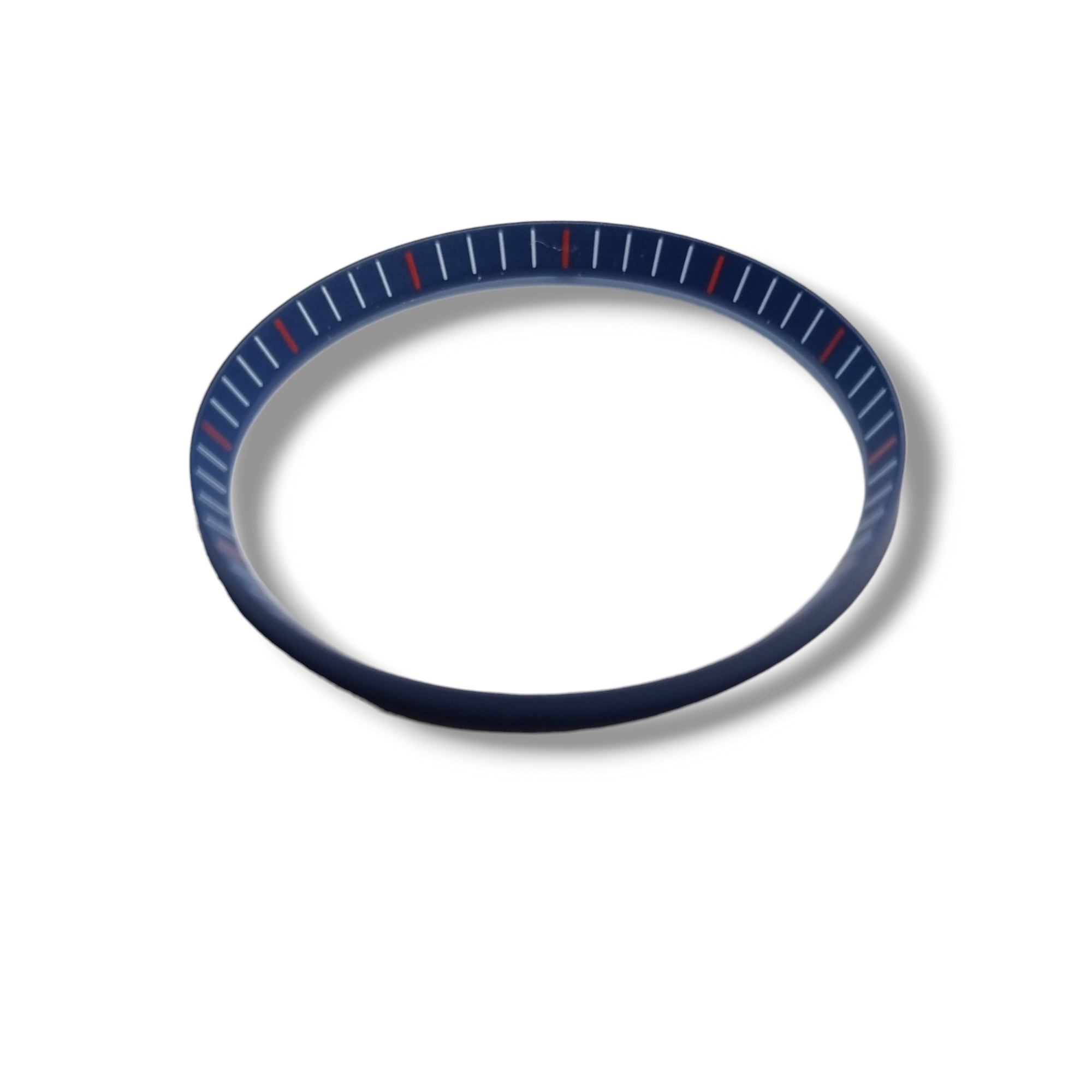 CHR050 Blue with Red Markers Chapter Ring for SKX007 / SKX009 / SRPD