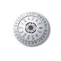 MVT034 NH36 Kanji Day Date Wheels in Vintage Silver
