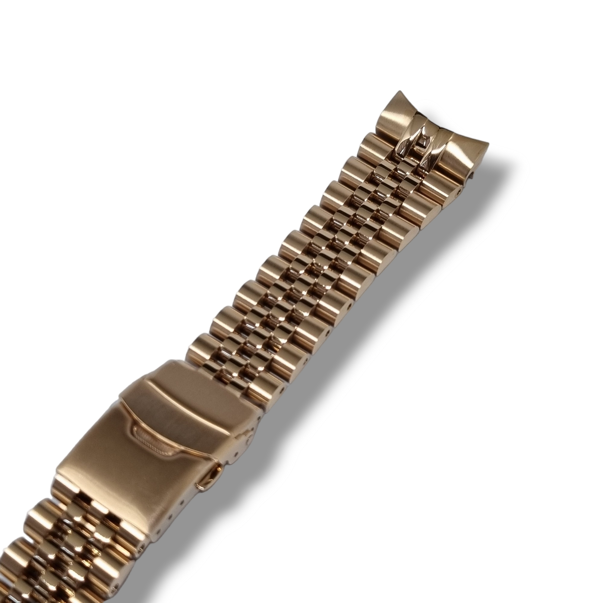 SKX/SRPD Watch Bracelet: Jubilee Polished/Brushed PVD Rose Gold Finish