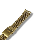 SKX/SRPD Watch Bracelet: Jubilee Polished/Brushed PVD Gold Finish