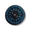 MVT042 NH36 Day Date Wheels with Blue Text
