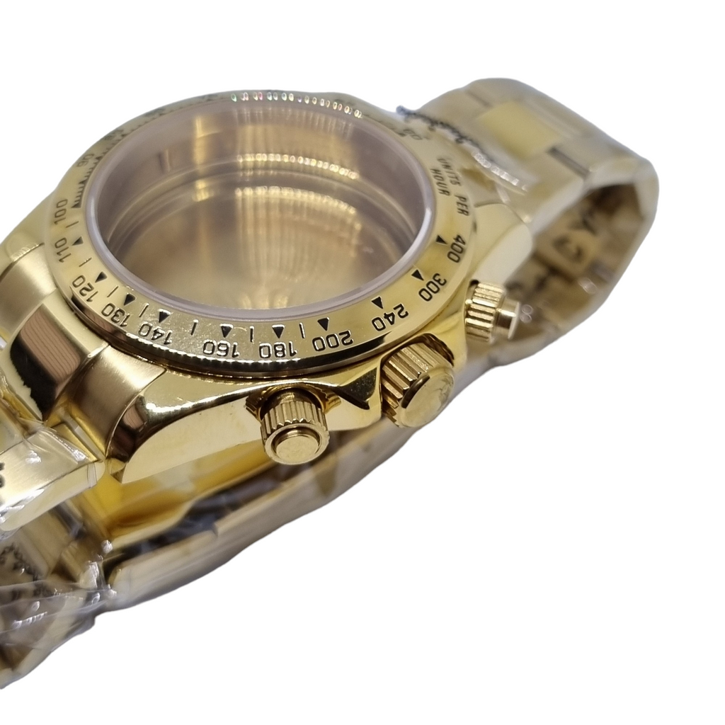 CAS039 39mm Chronograph Case Set with Bracelet and Case Back for VK63