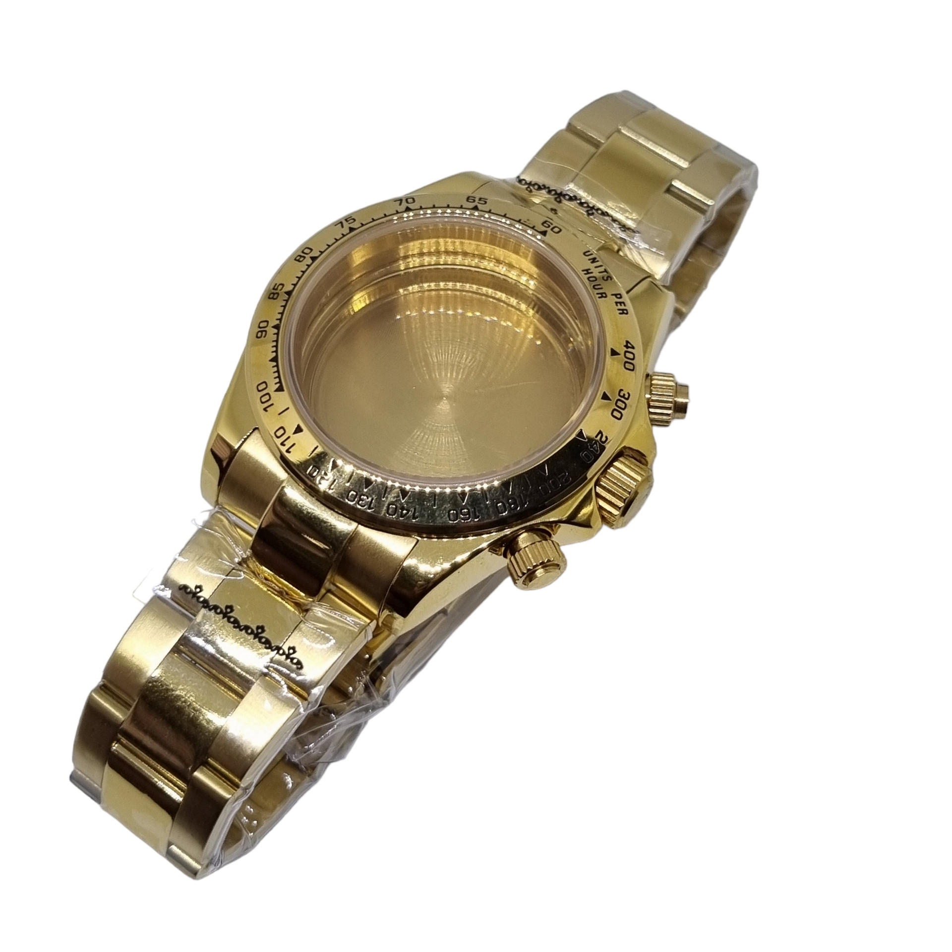 CAS039 39mm Chronograph Case Set with Bracelet and Case Back for