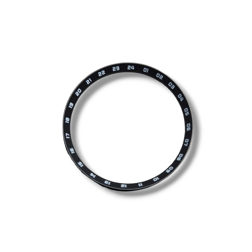 CHR041 Black with White GMT Markers Chapter Ring for SKX007 / SKX009 / SRPD