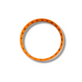 CHR043 Orange with Black GMT Markers Chapter Ring for SKX007 / SKX009 / SRPD