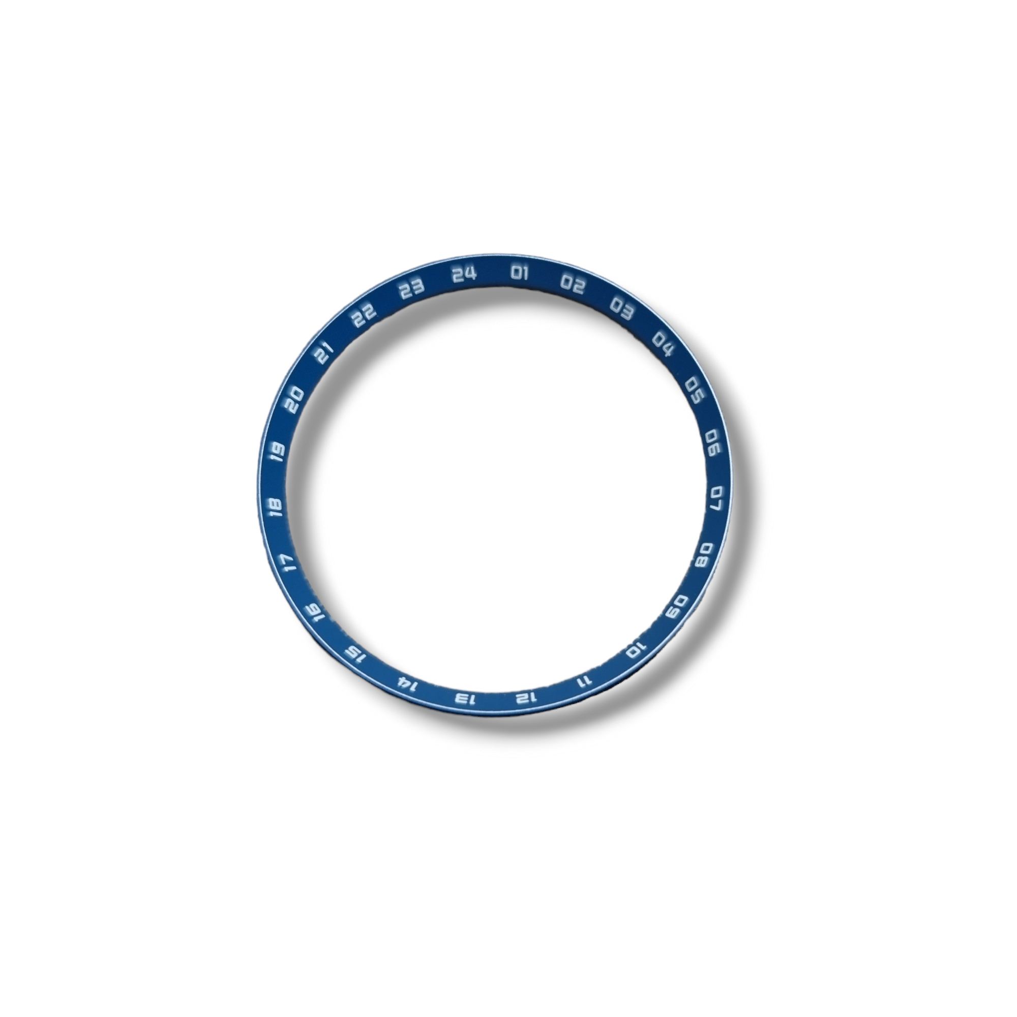CHR042 Blue with White GMT Markers Chapter Ring for SKX007 / SKX009 / SRPD