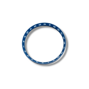 CHR042 Blue with White GMT Markers Chapter Ring for SKX007 / SKX009 / SRPD