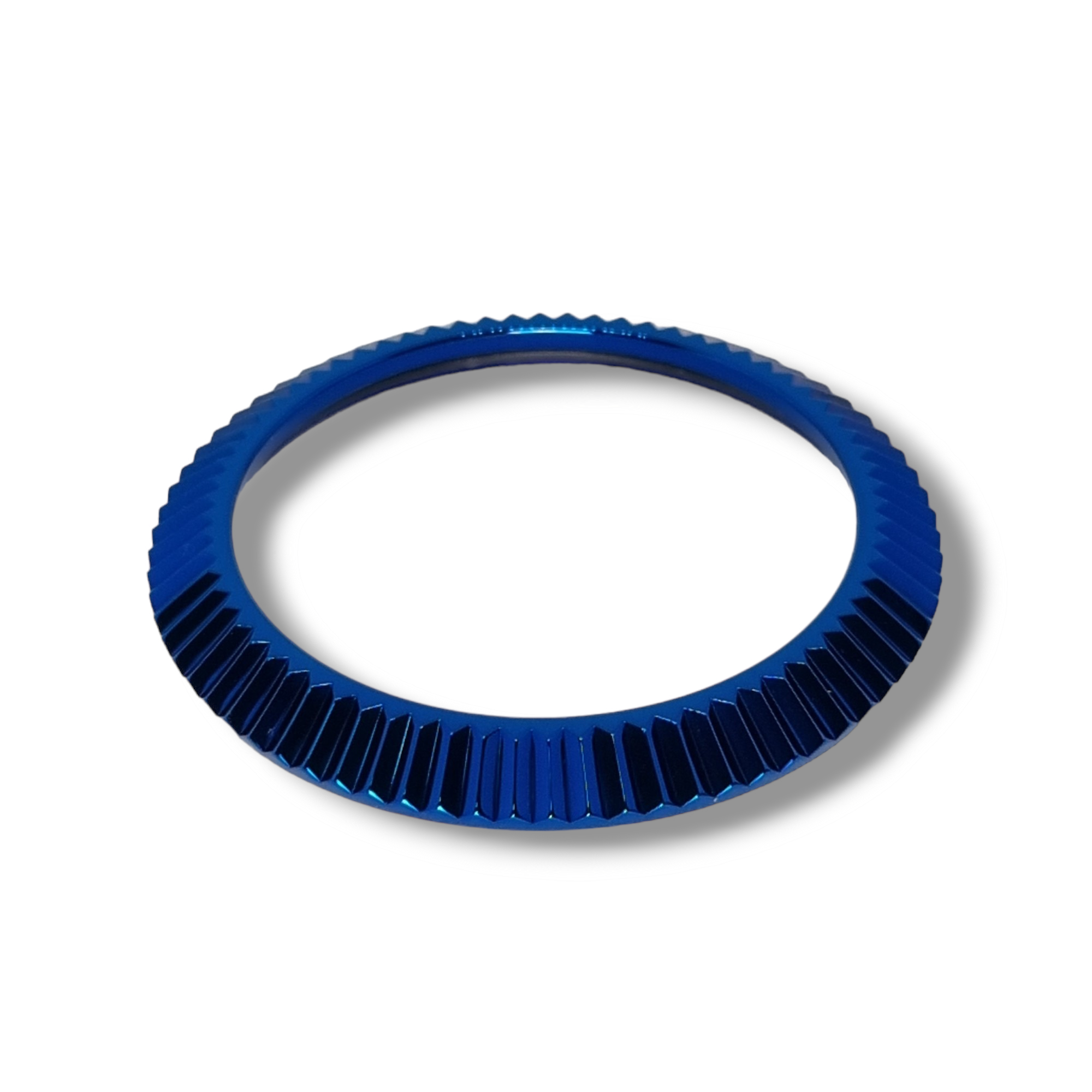 BEZ045B Fluted Bezel - Polished Blue – Mod Mode Watches