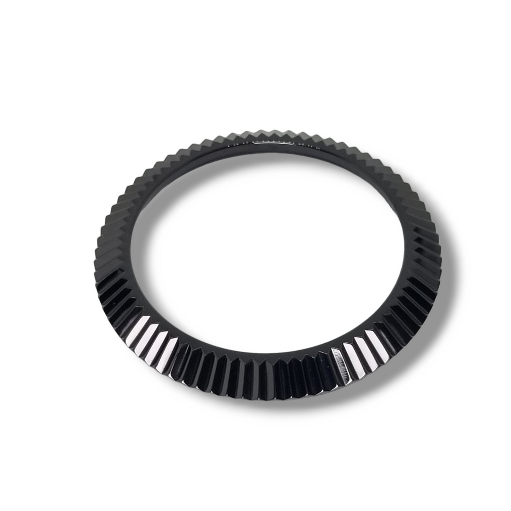 Fluted Bezel - Polished Black - BEZ045C