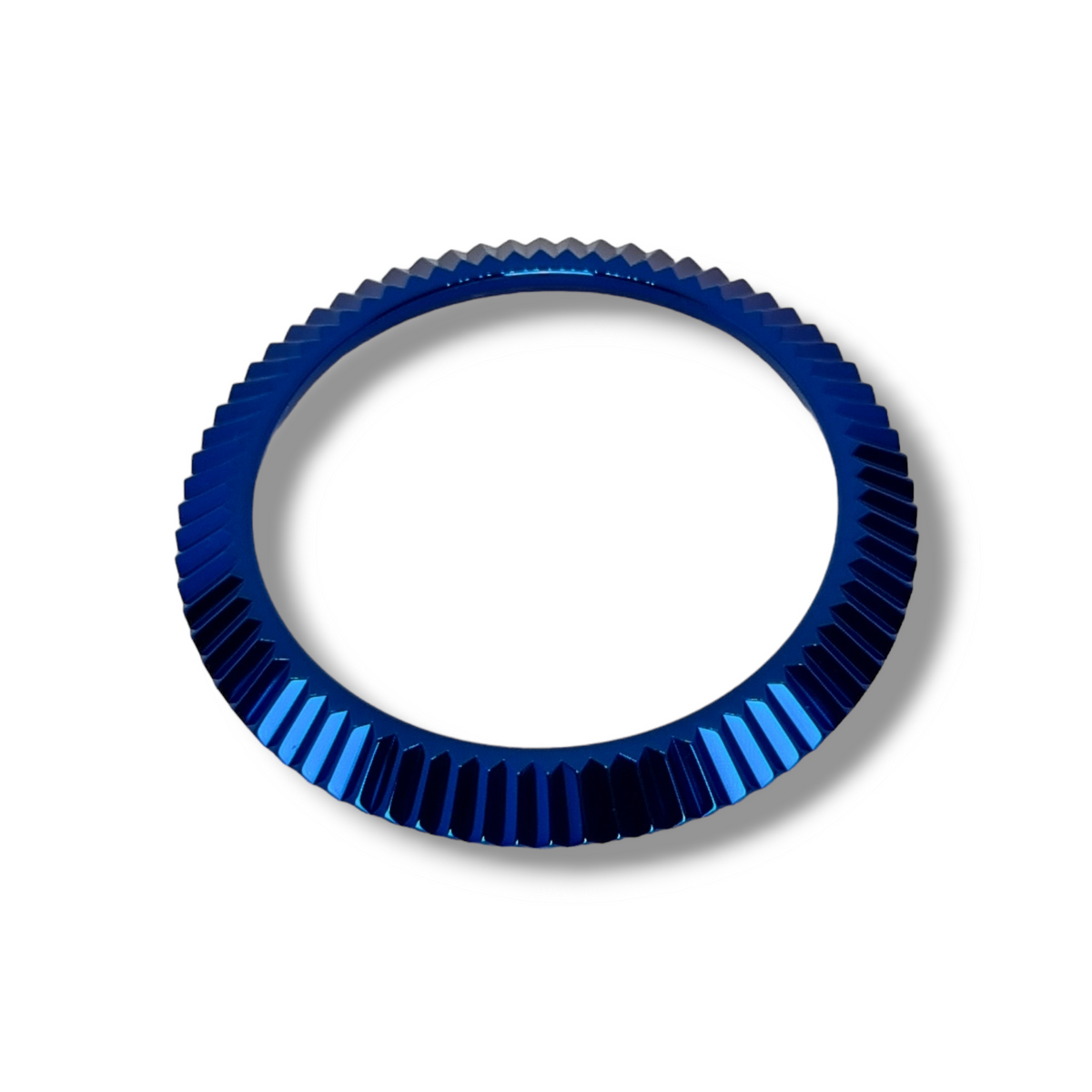 BEZ045B Fluted Bezel - Polished Blue – Mod Mode Watches