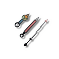 Polished Black Rainbow Merc Full Hand Set - HAN051