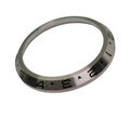 Pilot Bezel - Dual-Time with Black Accents - BEZ050
