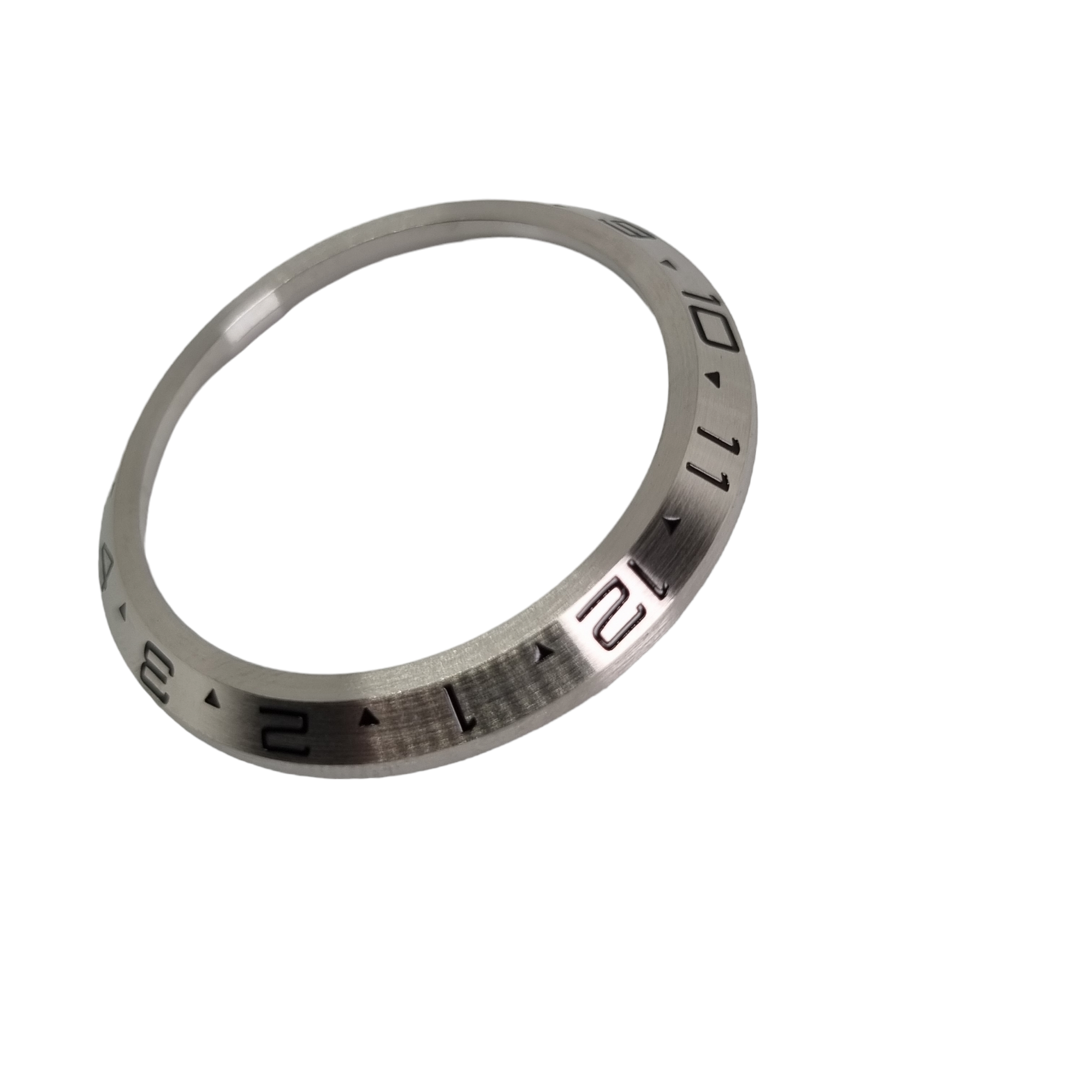 Pilot Bezel - Dual-Time with Black Accents - BEZ050