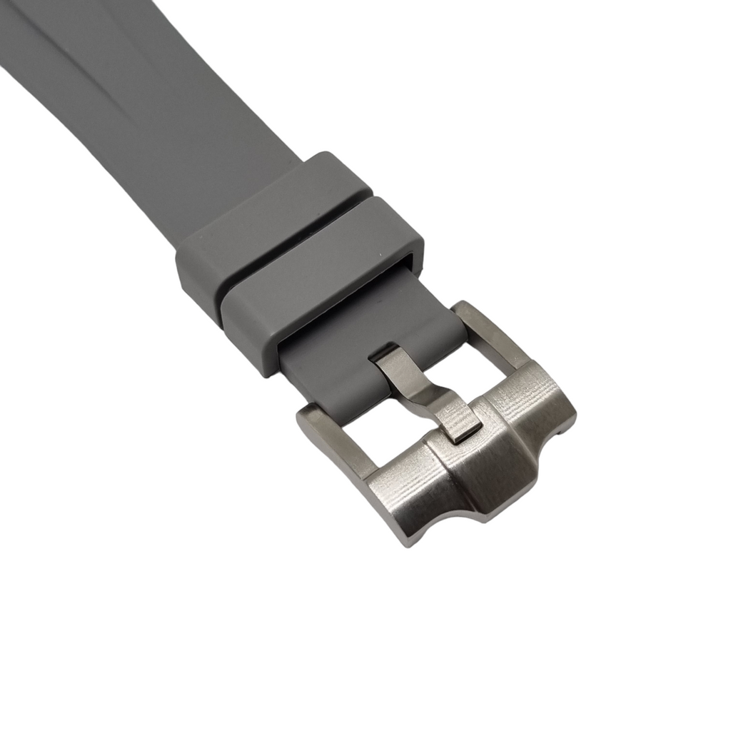 Curved End FKM Rubber Strap for CAS010 Conversion Case - Grey - STR010