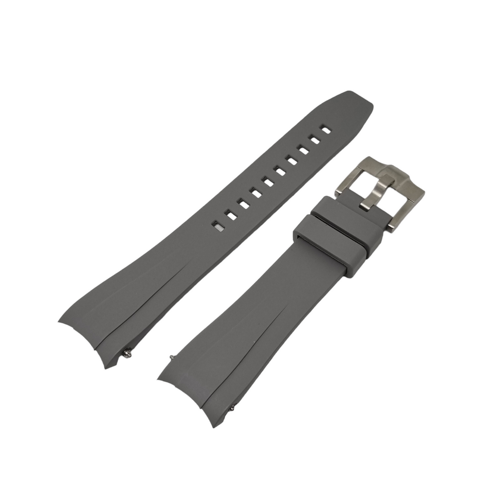 Curved End FKM Rubber Strap for CAS010 Conversion Case - Grey - STR010