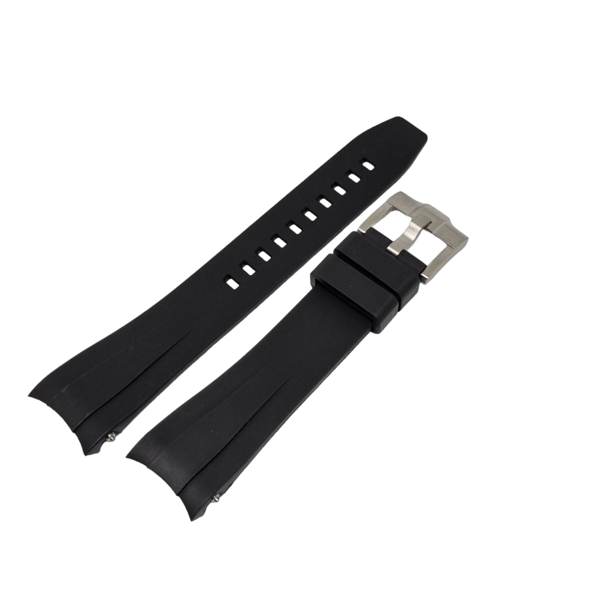 Curved End FKM Rubber Strap for CAS010 Conversion Case - Black - STR010
