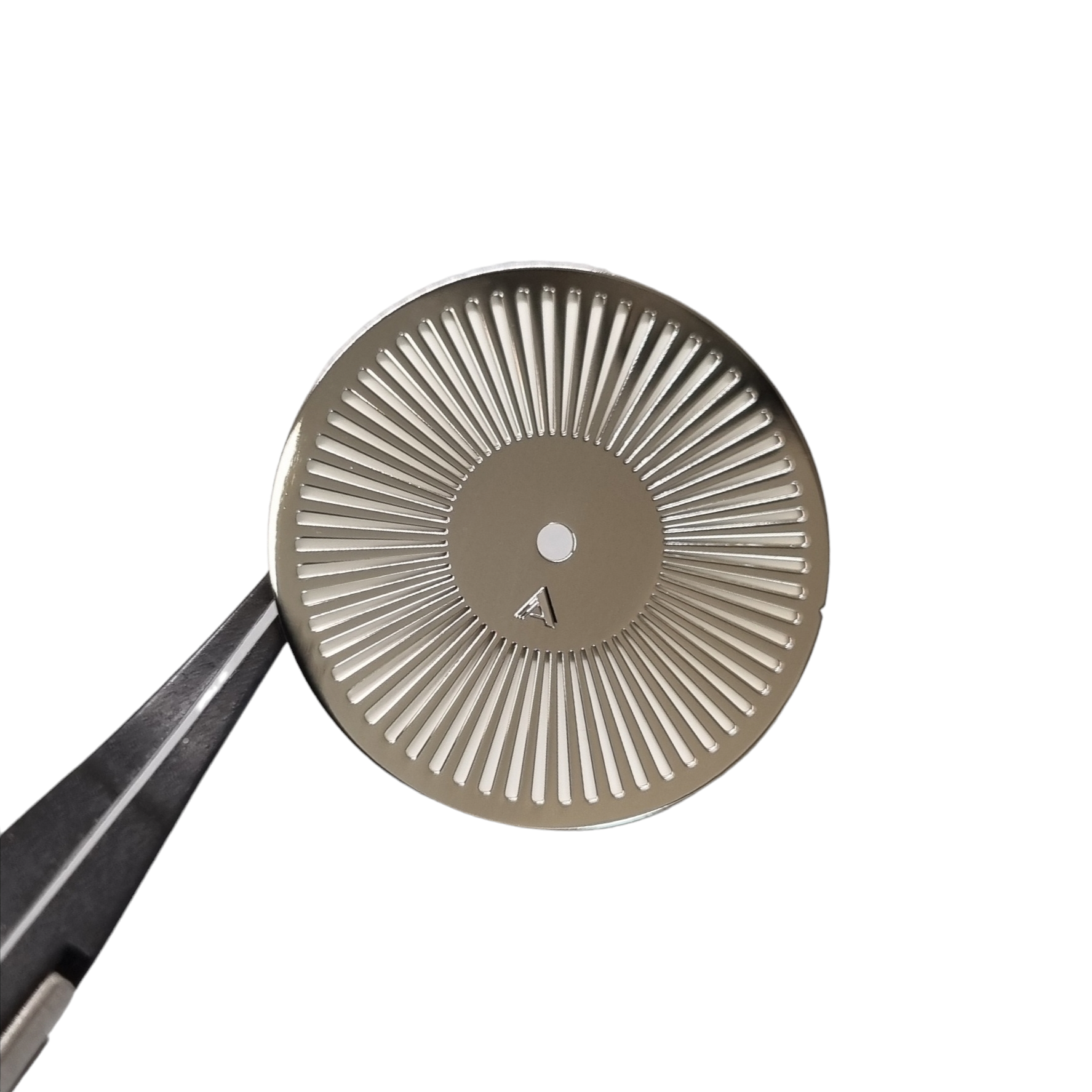 Ando Ando Ando "Turbine Spokes" Sandwich Dial – Polished Silver & BGW9