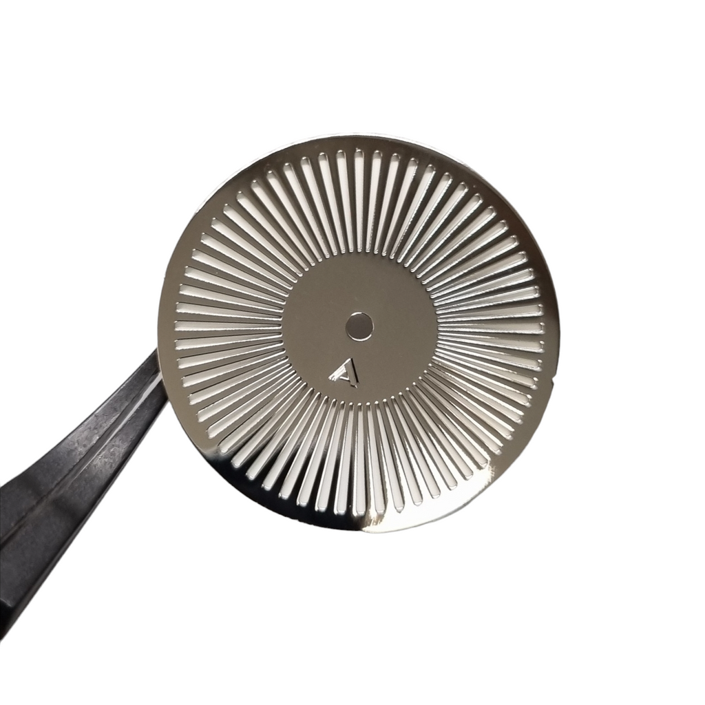 Ando Ando Ando "Turbine Spokes" Sandwich Dial – Polished Silver & BGW9