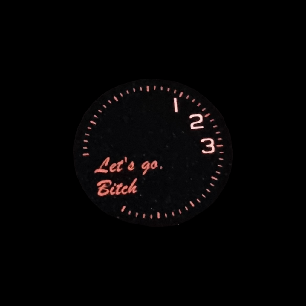 Mod Mode Performance Series - Let's Go Bitch Eras Dial - DIA298
