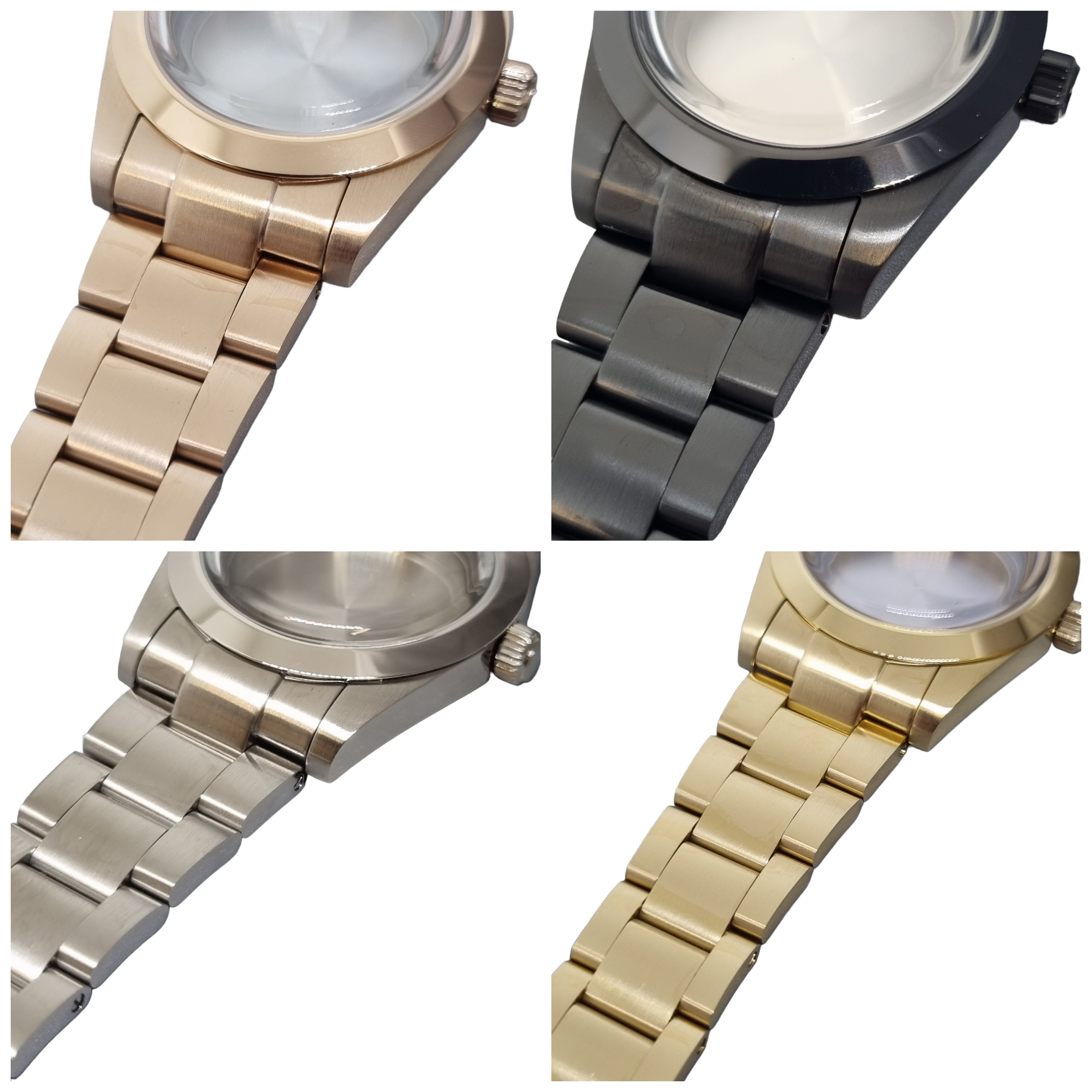 Ultra-Slim 38mm Case with Oyster Bracelet Set - CAS025