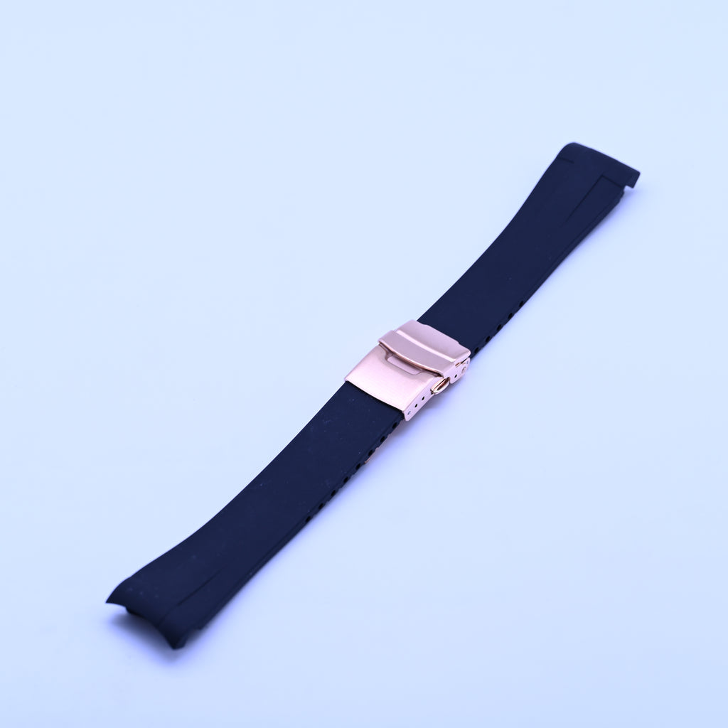 FKM Rubber Strap for SKX007 style cases - Black