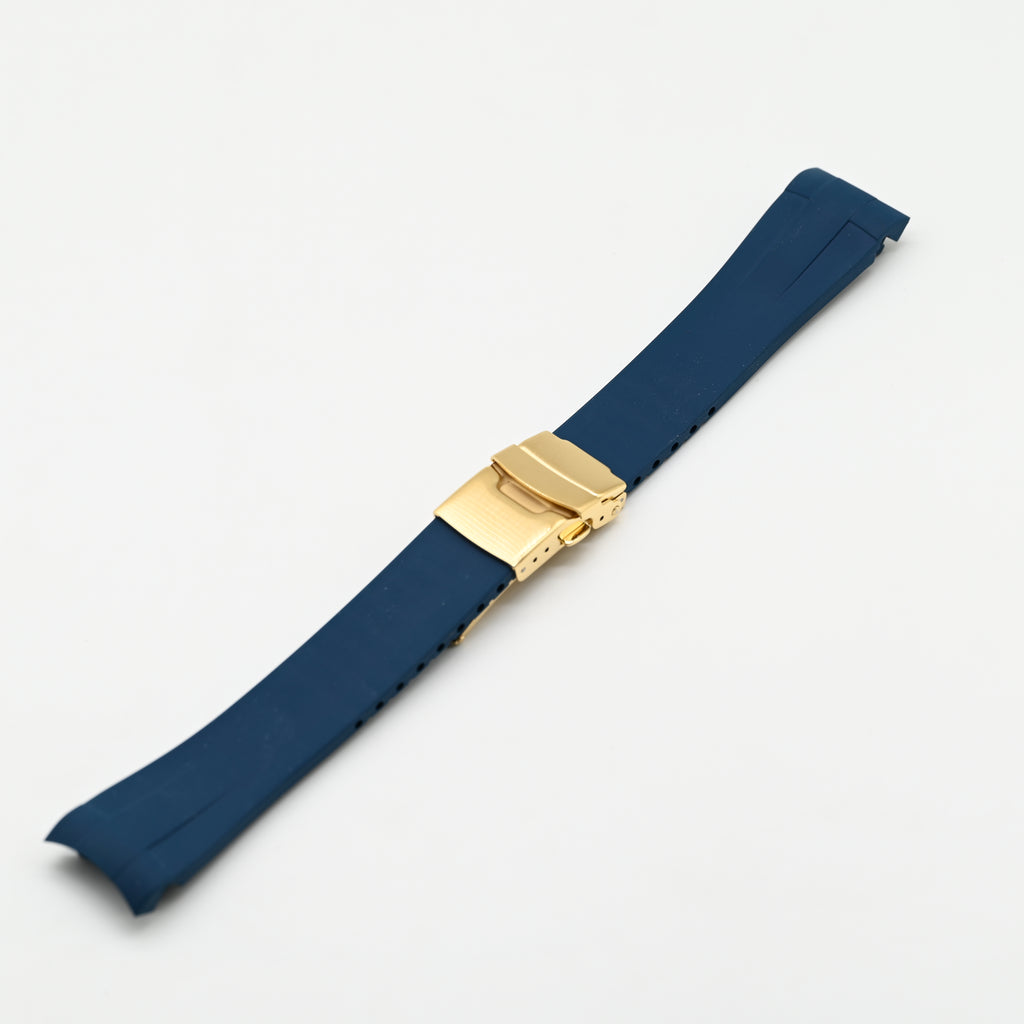 FKM Rubber Strap for SKX007 style cases - Blue