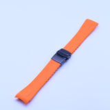 FKM Rubber Strap for SKX007 style cases - Orange