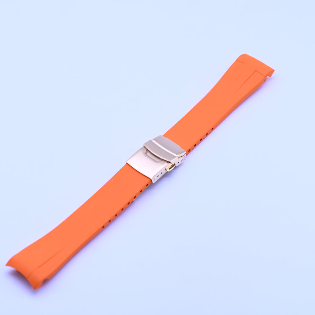 FKM Rubber Strap for SKX007 style cases - Orange