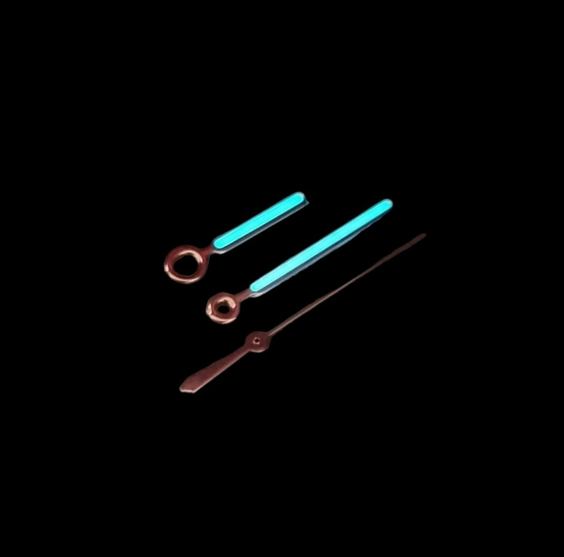 Rose Gold Nautilus-Style Hand Set with BGW-9 lume - HAN060