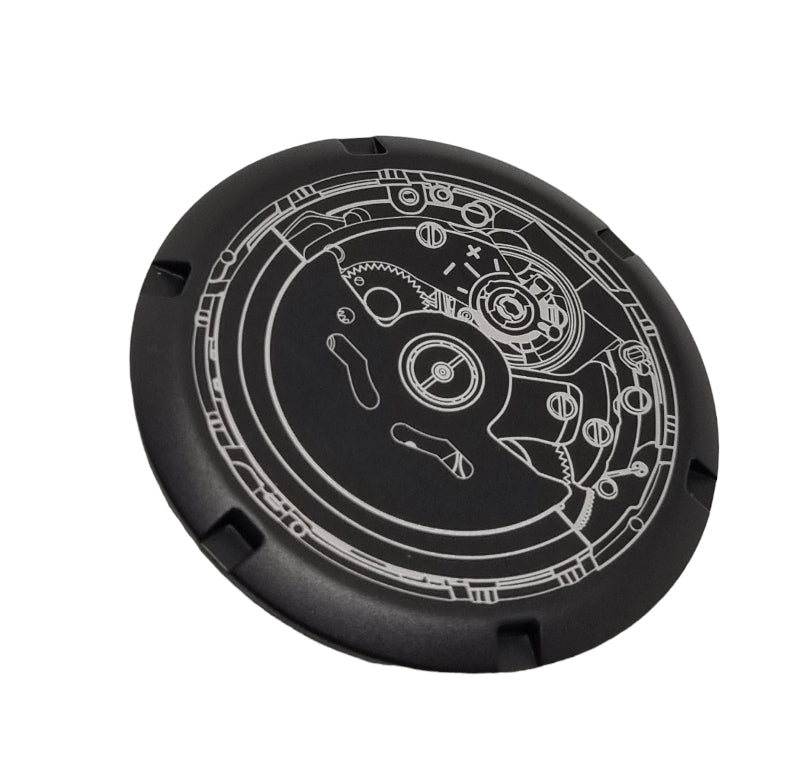 CAS016 Slim Case Back with NH Movement Imagery for SKX Replacement