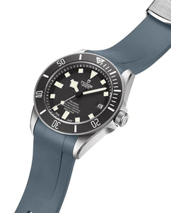 Crafter Blue Curved End Rubber Strap for Tudor Pelagos (TD02)
