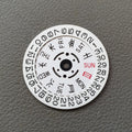 Seiko Kanji Wheel, NH36 Kanji, Kanji Day Wheel