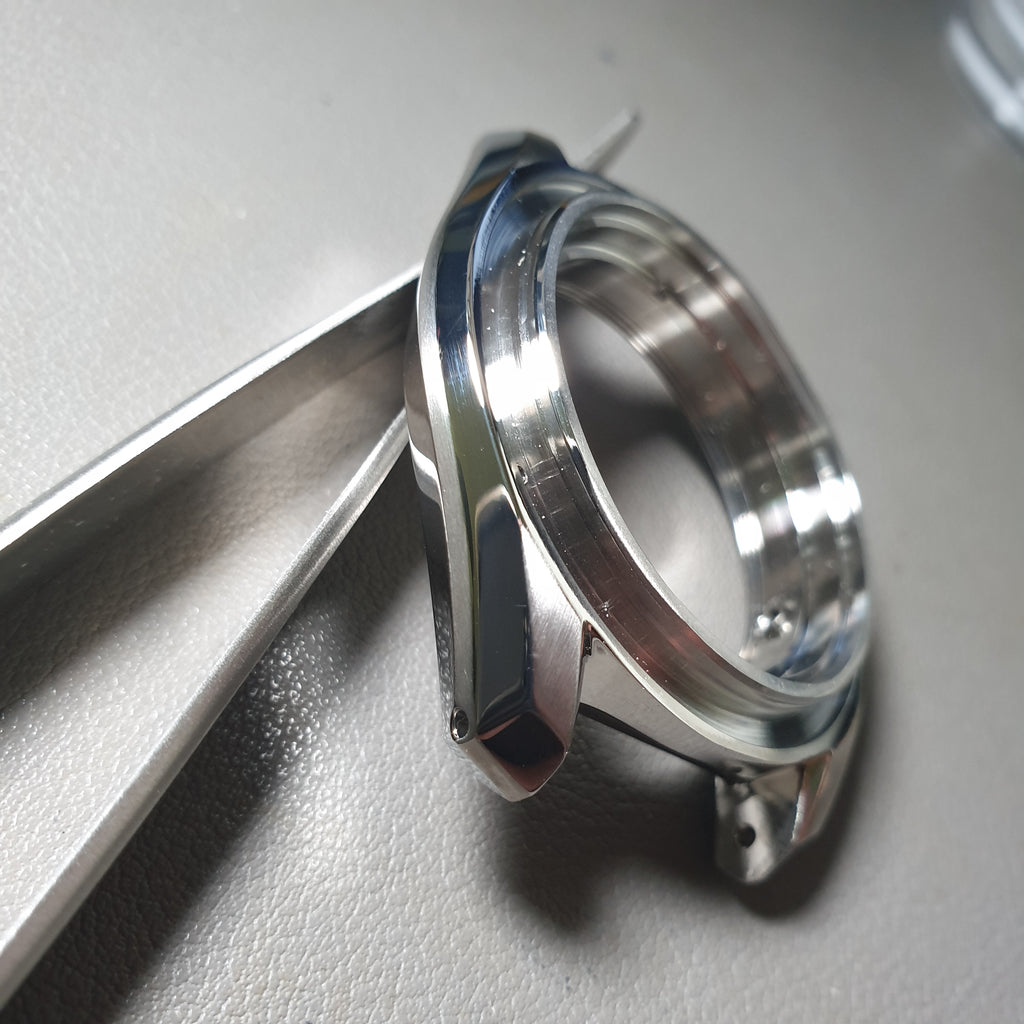 MM300 SKX007 Conversion Case with Case Back - Silver - CAS007