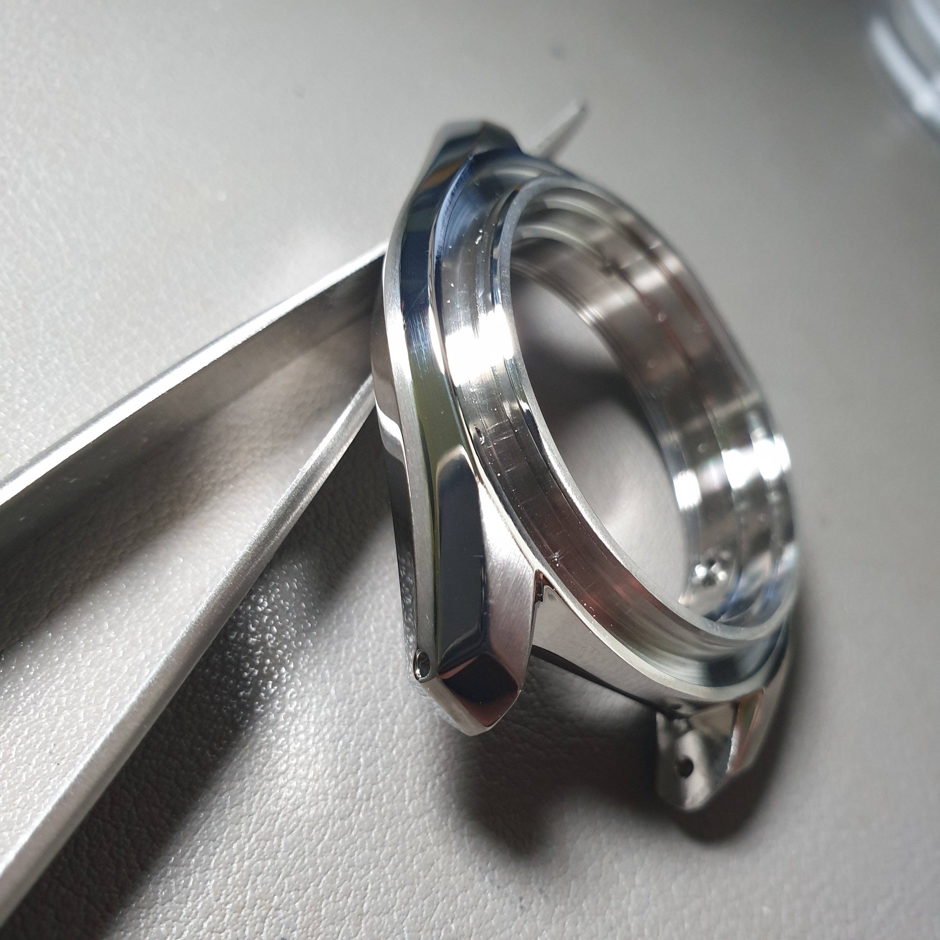 MM300 SKX007 Conversion Case with Case Back - Silver - CAS007