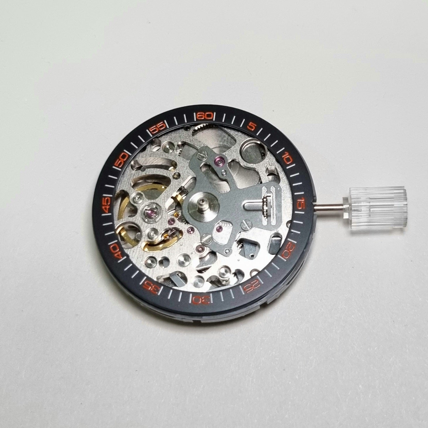DIA108 - Minute Track Dial - Orange Numerals