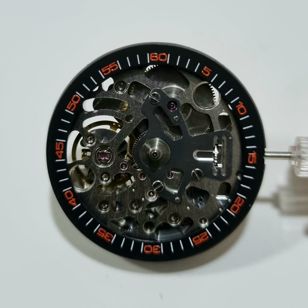 DIA108 - Minute Track Dial - Orange Numerals